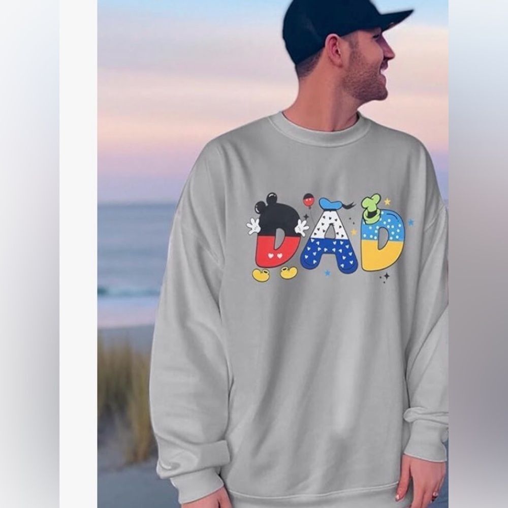 New XXL Dad Micky Lightweight Sweatshirt‎